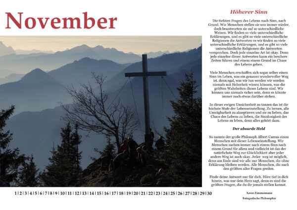 Kalender Lebenseinstellung – Dein Jahr. Deine Veränderung. – Bild 4